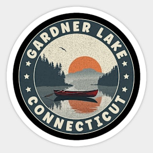 Gardner Lake Connecticut Sunset Sticker